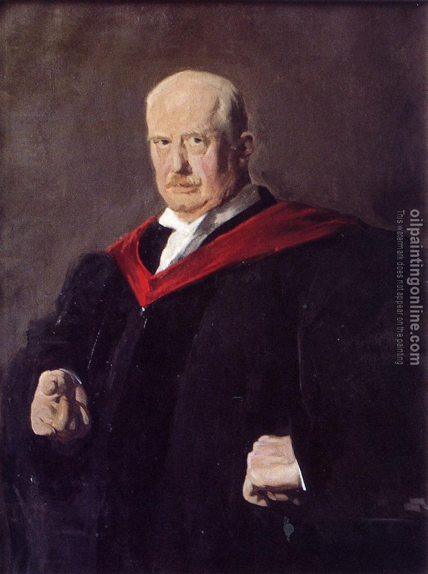 Bellows, George - Portrait of Dr Walter Quincy Scott